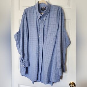 Kirkland 19-34/35 Traditional Fit Long Sleeve Button Down Men's Shirt